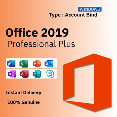 Office 2019 Professional Plus Genuine Original-bind License Key Multilingual