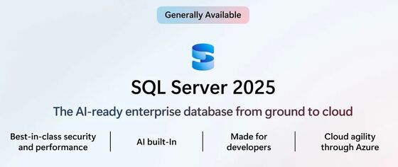 SQL Server 2025 Enterprise---with best-in-class security, performance, and availability