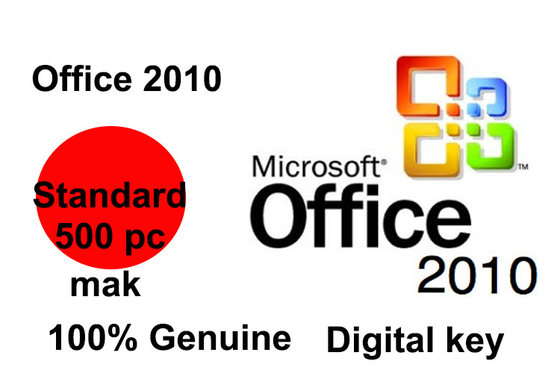 100% Genuine  Office 2010 Key Code 500 PC Standard Product Key