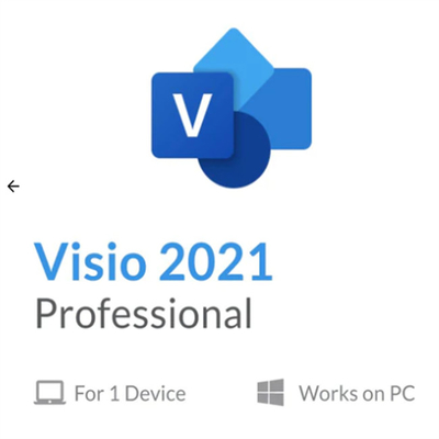 2021 1 Pc  Visio Activation Key 64Bit  License