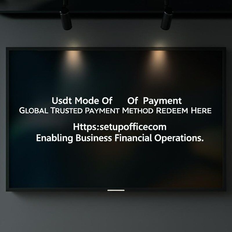 Usdt Mode Of Payment Global Trusted Payment Method Redeem Here Httpssetupofficecom Enabling Business Financial Operations