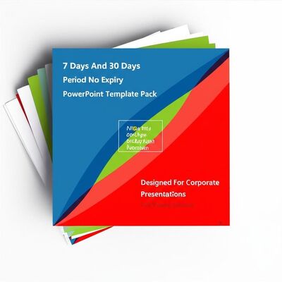 Пакет шаблонов PowerPoint «7 дней и 30 дней без истечения срока действия», разработанный для корпоративных презентаций и учебных занятий