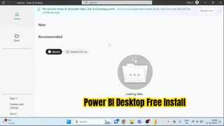 Как бесплатно установить Power BI Desktop в Windows