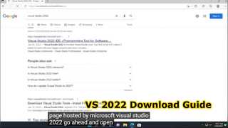 Как загрузить Visual Studio 2022 для установки?