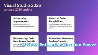 Visual Studio 2026 Enterprise Dev Power